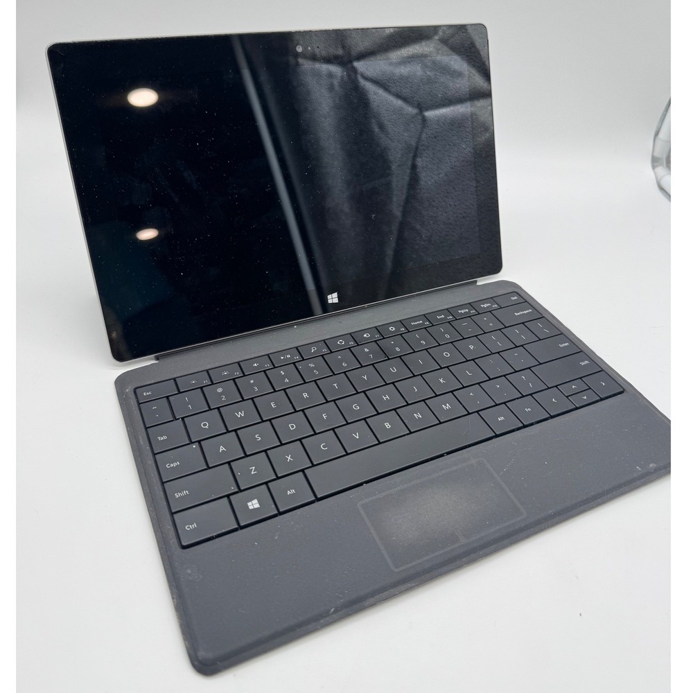 Microsoft Surface RT 32GB Tablet with Keyboard Silver For Parts Not Working